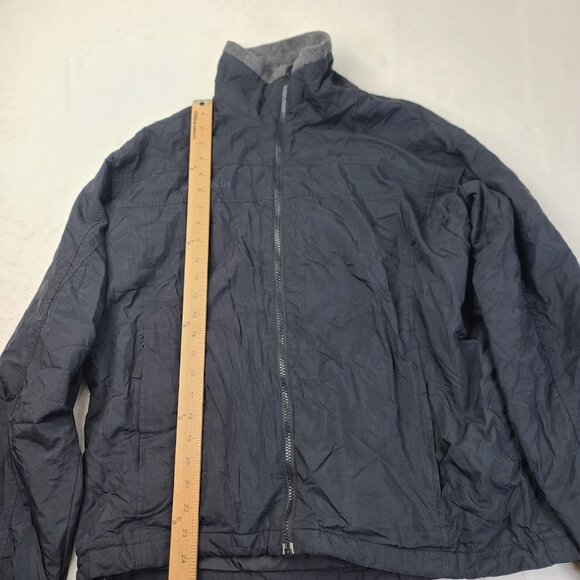 Columbia Men's Black Primaloft Interchange Reverse Snow Fleece Jacket Size M - Picture 4 of 7